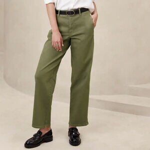 Banana Republic High Rise Straight Jean 25 R Desert Thyme